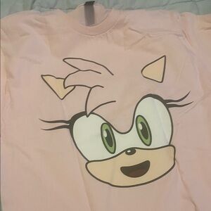 Sonic's Amy Cartoon Character Shirt